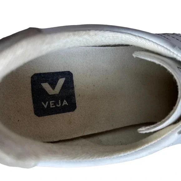 VEJA Esplar  WOMEN'S SNEAKER SHOES EXTRA WHITE/ NATURAL SIZE US 6, EU 37 - Picture 5 of 6